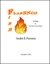 Flamenco Fire piano sheet music cover